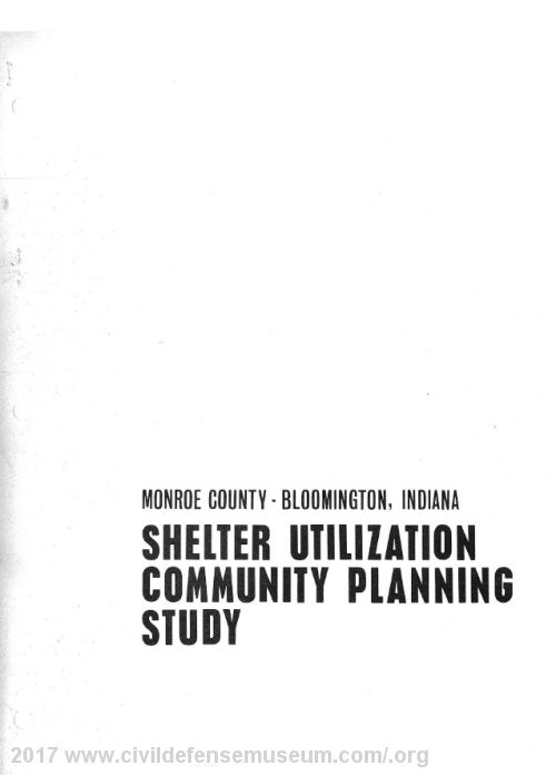Cover Of Monroe County Shelter Study