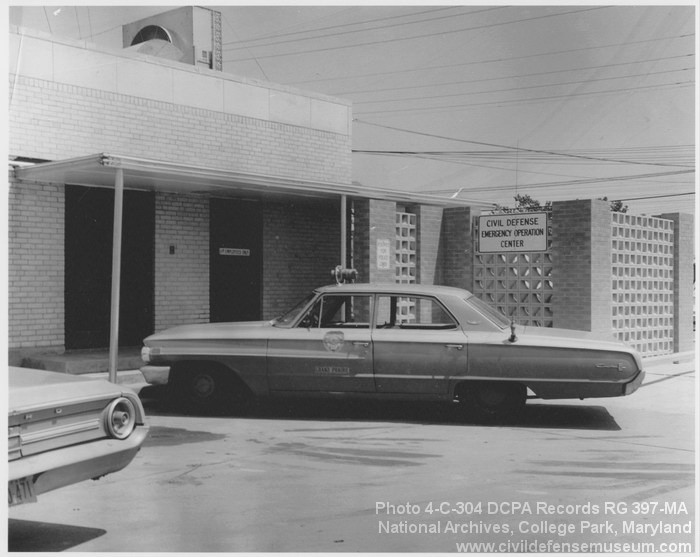 National Archives Early 1960s Photo Of The Outside Of The Grand Prairie EOC